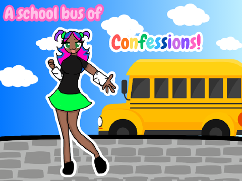 A school bus of confessions! (DEMO) A visual novel. #games #art #all