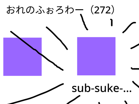 sukeが俺をフォローしてるな・・・