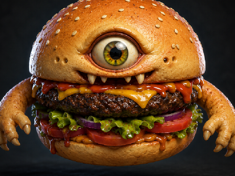 創作ブレインロット-mosura burger