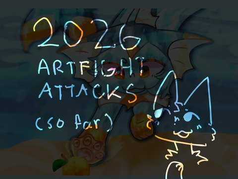 my artfight attacks so far