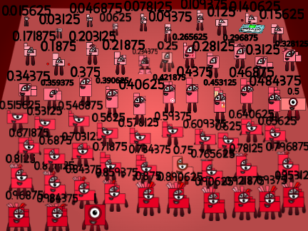 DaRealCoinz/KaylaKhalish Numberblocks band 64ths up to 1 remastered