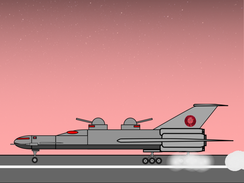 Terrible landing animation
