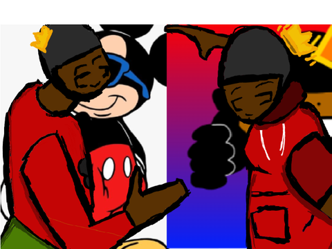 Me and @begeta200king are dapping it up XD