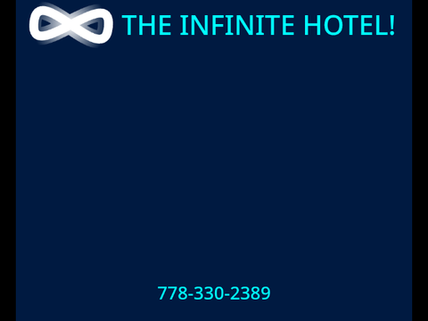 Welcome to the Inﬁnite Hotel (diﬀerent color scheme)!