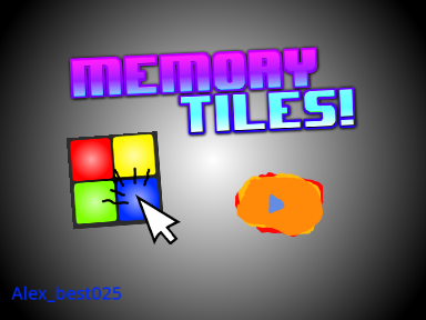 Memory Tiles! (AKA simon)