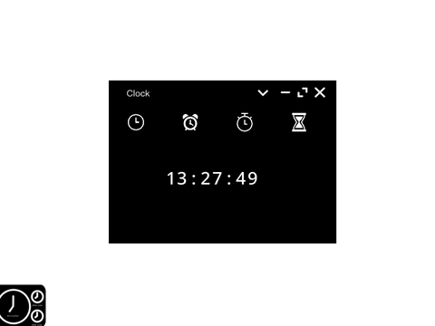 Clock app even more finished