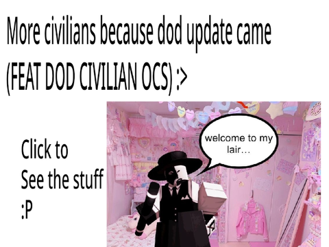More civilians because dod update came