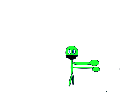 green alien dance from 2020 or somthing like that