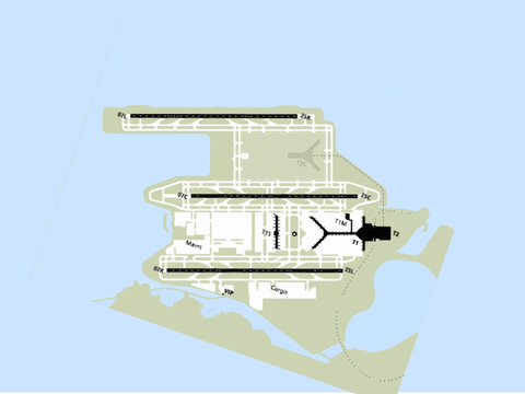 Hong Kong Airport Vector for Airport simulator