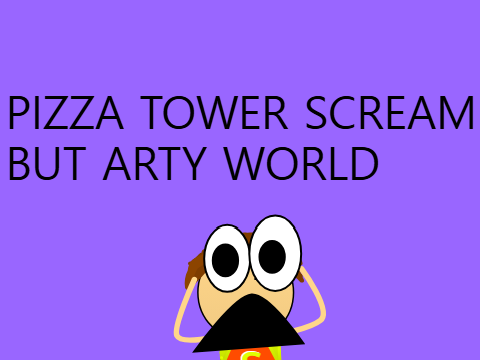 pizza tower scream but artful sensation