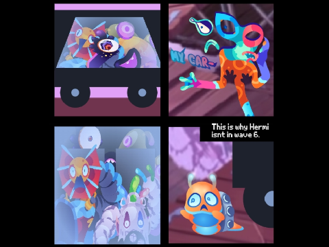 What happened to Hermitung when wave 6: