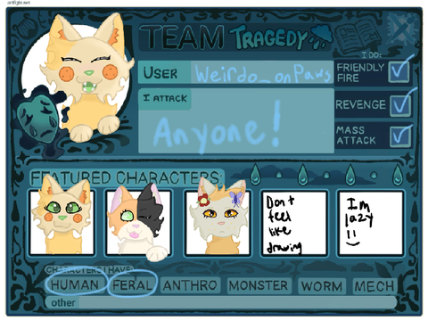Me on artfight