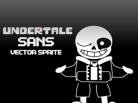 Undertale - Full Sans Vector Sprite