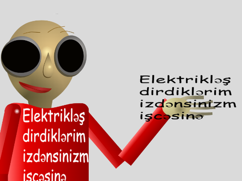 Elektrikləşdirdiklərimizdənsinizmişcəsinə