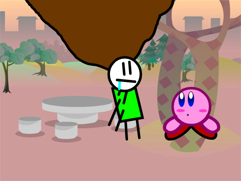 Kirby is evil...