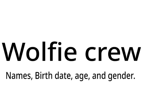 Wolfie crew
