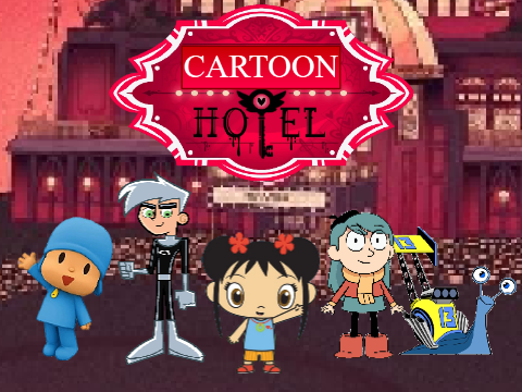 Cartoon Hotel (Hazbin Hotel Parody): Poster