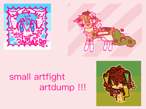  ★ small artfight artdump !!! ★ 