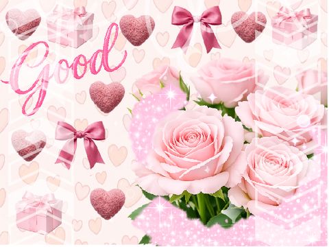  ε♡з My first design featuring a pink banner.⋆˚꩜