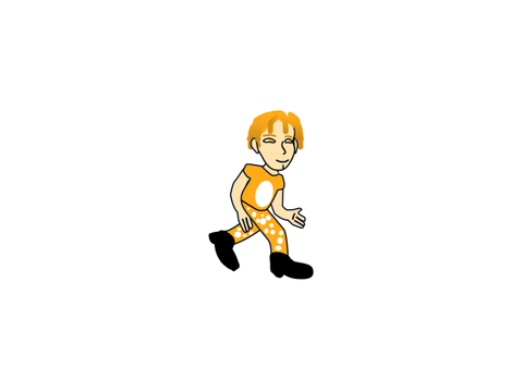 Scratch Cat but human vector