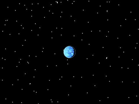 Hycean Planet but the atmosphere is animated