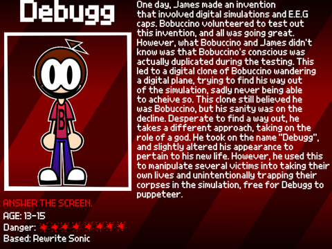 My own take on Debugg's story/lore