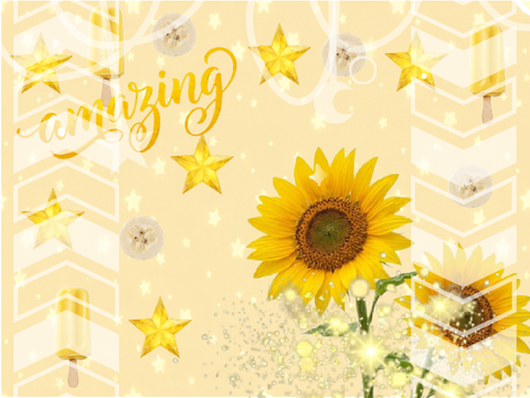  ε♡з Yellow banner ⋆˚꩜