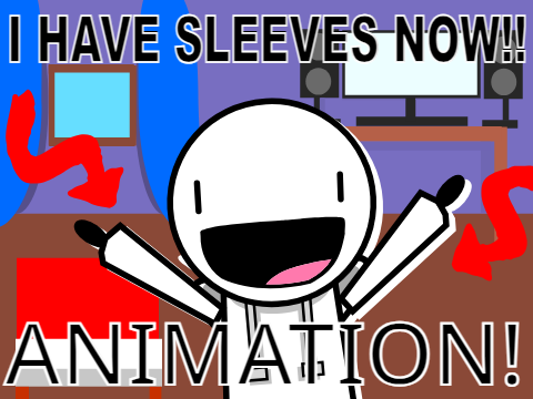 I have sleeves now.. YEAH!! || #all #animations #art #music #explore #trending