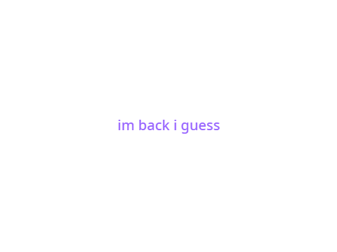 im back