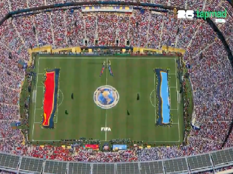 Watching the final