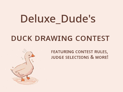 Duck Drawing Contest