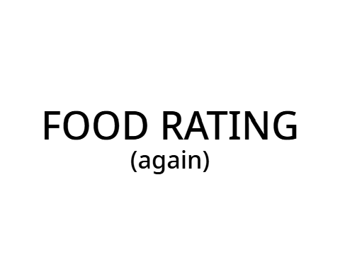 rating 10 random foods AGAIN