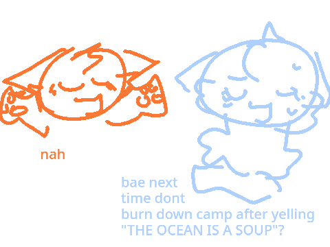 THE OCEAN IS A SOUP . Blazed skit