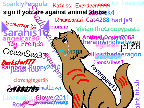 Sign this if you are against people hurting animals! remix remix remix remix