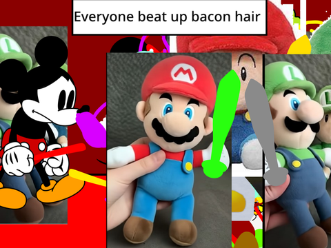 Everyone beat up bacon hair