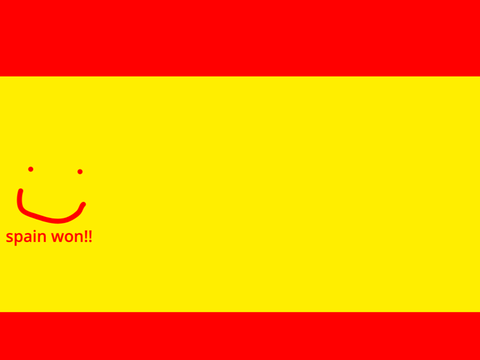 SPAIN WON THE WORLD CUP