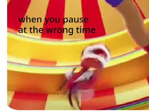 when you pause at the wrong time in tadc