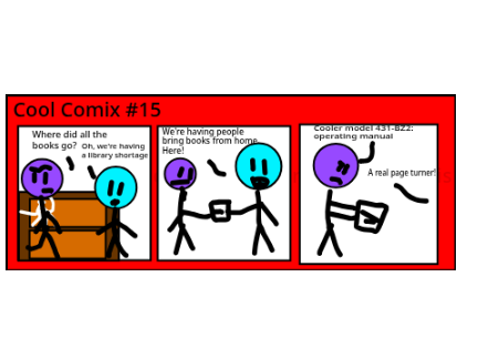 Cool Comix: Library Shortage