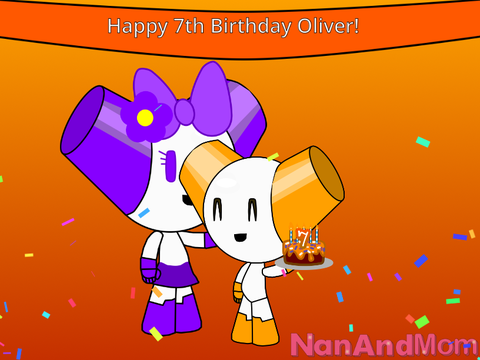 Happy 7th birthday to Oliver! :^D