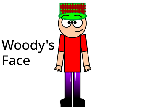 Ethan but woody and buzz's face