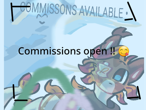 - Commissions open!! -