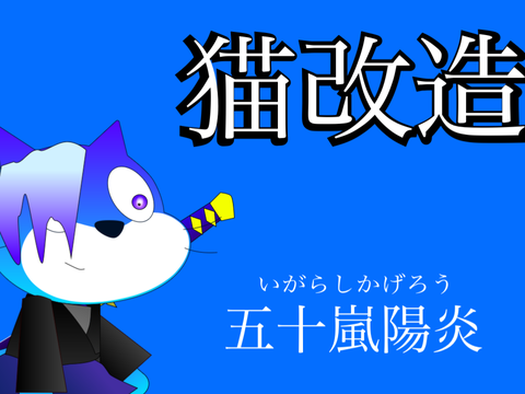 猫改造してみた　五十嵐陽炎(いがらしかげろう)