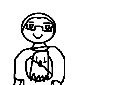 me walking fast animation