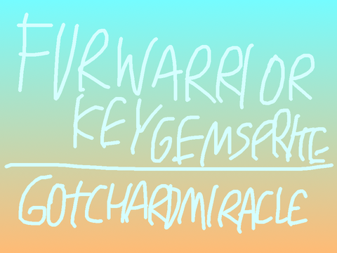 FurWarrior Key Gem Sprite - Gotchard Miracle (For Mumumagi Clevertail)