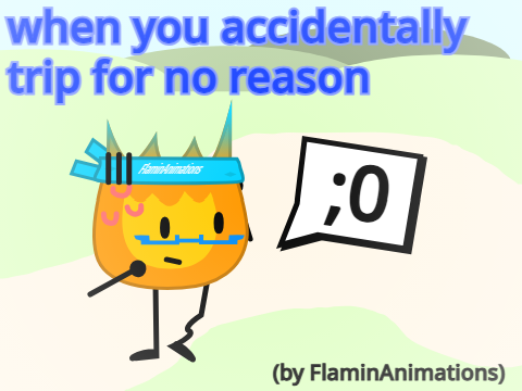 when you accidentally trip for no reason / #all #animation