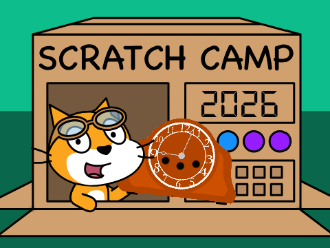 Scratch Camp 2026 with my Mascot