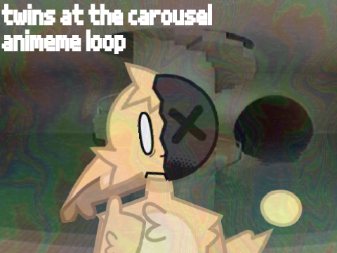 ✩‧₊˚°•* twins at the carousel // animeme + loop *•°˚₊‧✩