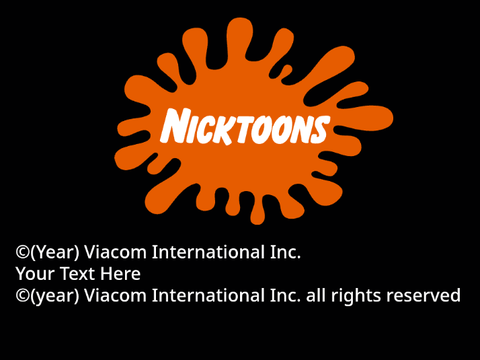 Make your own copyright for this nicktoons logo