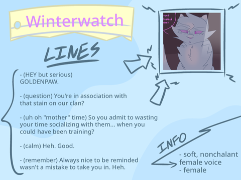 WINTER WATCH AUDITION