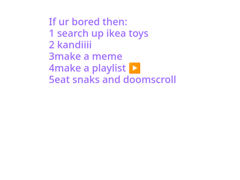 5 things to do